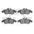 Dynamite Friction 1551-1177-00 Disc Brake Pad Set - Front