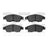 Dynamite Friction 1551-1195-00 Disc Brake Pad Set - Front
