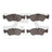 Dynamite Friction 1551-1229-00 Disc Brake Pad Set - Rear