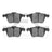 Dynamite Friction 1551-1240-00 Disc Brake Pad Set - Front