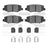 Dynamite Friction 1551-1274-01 Disc Brake Pad Set - Rear