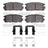 Dynamite Friction 1551-1275-01 Disc Brake Pad Set - Rear
