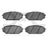 Dynamite Friction 1551-1301-00 Disc Brake Pad Set - Front