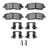 Dynamite Friction 1551-1325-01 Disc Brake Pad Set - Rear