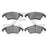 Dynamite Friction 1551-1342-00 Disc Brake Pad Set - Front