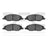 Dynamite Friction 1551-1345-00 Disc Brake Pad Set - Front