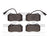 Dynamite Friction 1551-1379-10 Disc Brake Pad Set - Front