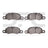 Dynamite Friction 1551-1389-00 Disc Brake Pad Set - Front