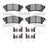 Dynamite Friction 1551-1391-01 Disc Brake Pad Set - Rear