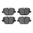 Dynamite Friction 1551-1427-00 Disc Brake Pad Set - Rear