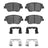Dynamite Friction 1551-1444-01 Disc Brake Pad Set - Front