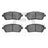 Dynamite Friction 1551-1454-10 Disc Brake Pad Set - Front