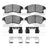Dynamite Friction 1551-1522-01 Disc Brake Pad Set - Front