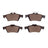 Dynamite Friction 1551-1564-10 Disc Brake Pad Set - Rear