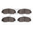 Dynamite Friction 1551-1608-00 Disc Brake Pad Set - Front
