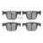 Dynamite Friction 1551-1610-00 Disc Brake Pad Set - Rear