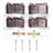 Dynamite Friction 1551-1663-01 Disc Brake Pad Set - Front