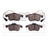 Dynamite Friction 1551-1721-10 Disc Brake Pad Set - Front
