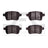 Dynamite Friction 1551-1722-00 Disc Brake Pad Set - Rear