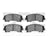Dynamite Friction 1551-1736-00 Disc Brake Pad Set - Front