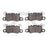 Dynamite Friction 1551-1740-00 Disc Brake Pad Set - Rear