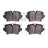 Dynamite Friction 1551-1753-00 Disc Brake Pad Set - Rear