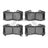 Dynamite Friction 1551-1802-00 Disc Brake Pad Set - Front