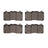 Dynamite Friction 1551-1835-00 Disc Brake Pad Set - Front