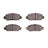 Dynamite Friction 1551-1860-00 Disc Brake Pad Set - Front