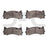 Dynamite Friction 1551-1873-00 Disc Brake Pad Set - Front