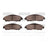 Dynamite Friction 1551-1896-00 Disc Brake Pad Set - Front