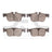 Dynamite Friction 1551-1938-00 Disc Brake Pad Set - Rear