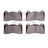 Dynamite Friction 1551-1977-00 Disc Brake Pad Set - Front