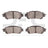 Dynamite Friction 1551-2038-00 Disc Brake Pad Set - Front