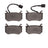 Dynamite Friction 1551-2043-00 Disc Brake Pad Set - Rear