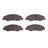 Dynamite Friction 1551-2089-00 Disc Brake Pad Set - Front