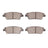 Dynamite Friction 1551-2100-00 Disc Brake Pad Set - Rear