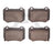 Dynamite Friction 1551-2118-00 Disc Brake Pad Set - Rear