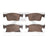 Dynamite Friction 1551-2127-00 Disc Brake Pad Set - Front