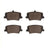 Dynamite Friction 1551-2136-00 Disc Brake Pad Set - Rear
