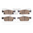 Dynamite Friction 1551-2180-00 Disc Brake Pad Set - Front