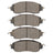Dynamite Friction 1551-2181-00 Disc Brake Pad Set - Front