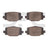 Dynamite Friction 1551-2191-00 Disc Brake Pad Set - Rear