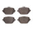 Dynamite Friction 1551-2193-00 Disc Brake Pad Set - Rear
