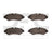 Dynamite Friction 1551-2201-00 Disc Brake Pad Set - Rear