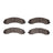 Dynamite Friction 1551-2224-00 Disc Brake Pad Set - Rear