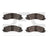 Dynamite Friction 1551-2225-00 Disc Brake Pad Set - Rear