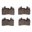 Dynamite Friction 1551-2251-00 Disc Brake Pad Set - Front