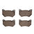 Dynamite Friction 1551-2282-00 Disc Brake Pad Set - Front