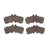 Dynamite Friction 1551-2468-00 Disc Brake Pad Set - Front